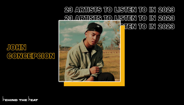 Picture of John Concepcion on the cover of 23 Canadian Artists To Listen To In 2023