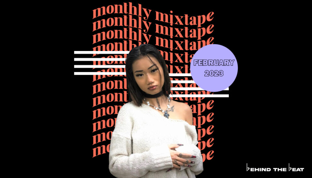 Ziya on the cover of Monthly Mixtape: February 2023